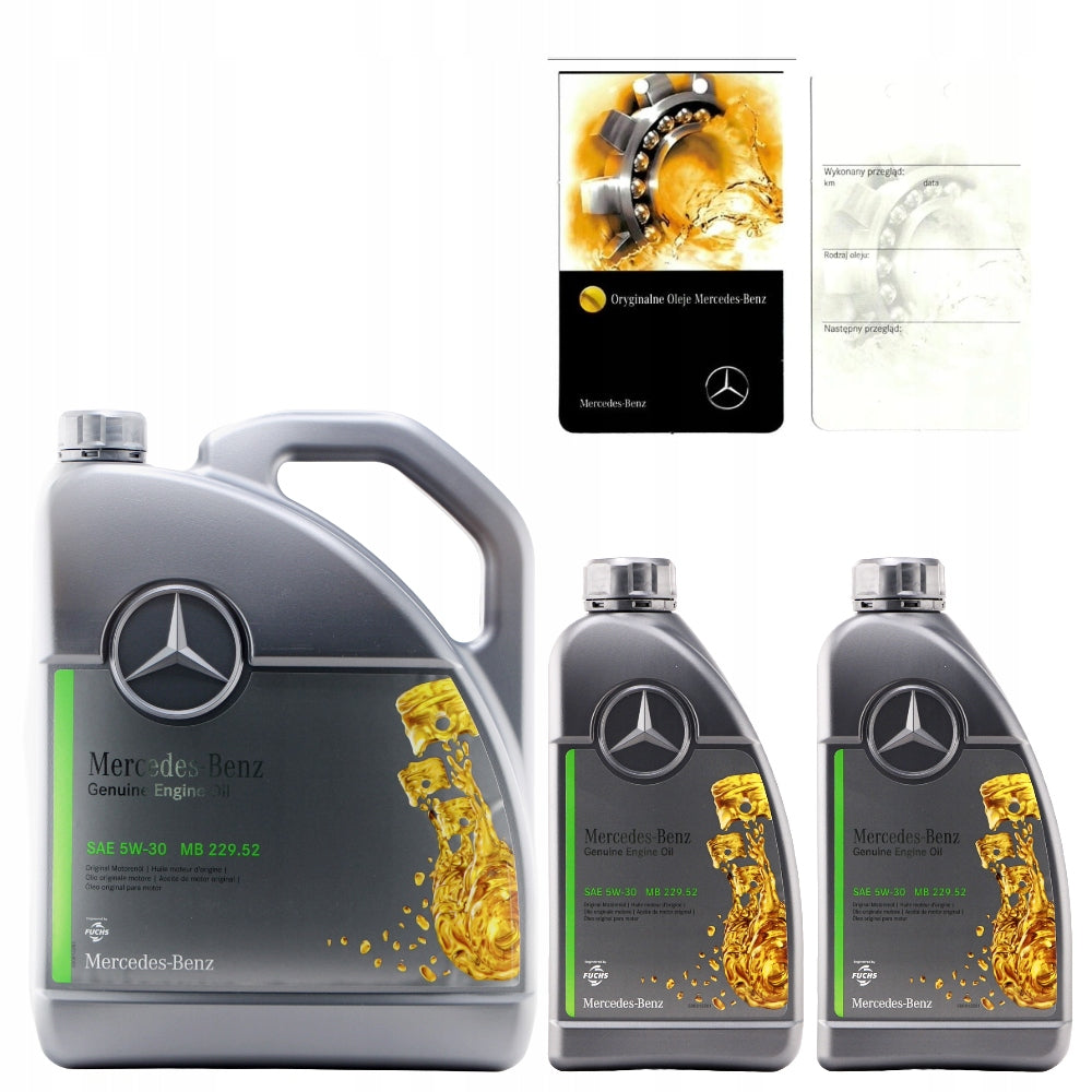 OIL 5W30 7L MERCEDES MB 229.52 5W-30 MERCEDES OE