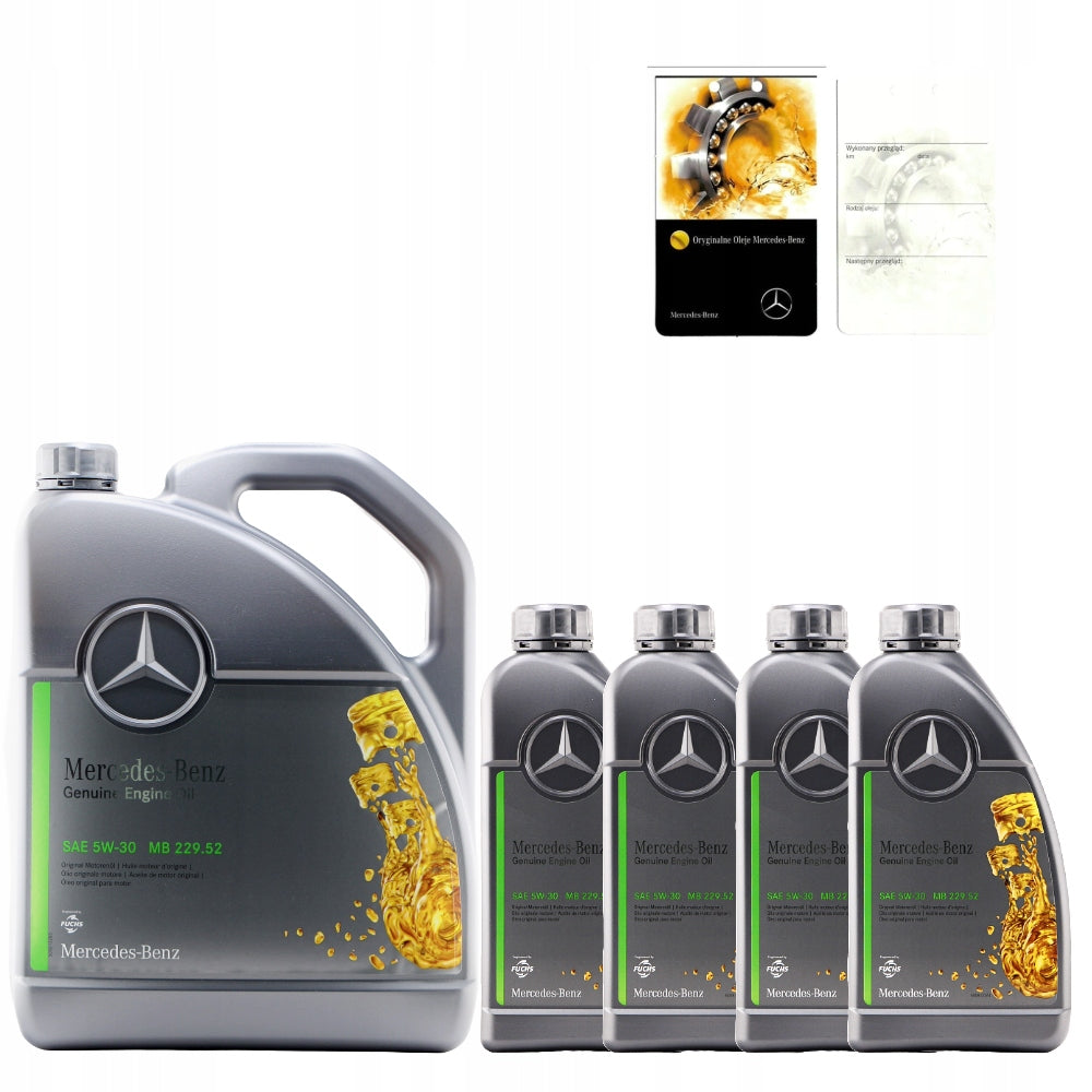 OIL 5W30 9L MERCEDES MB 229.52 5W-30 MERCEDES OE