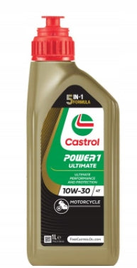 OIL CASTROL 10W-30 POWER 1 RACING 4T 1L NEW OIL LABEL