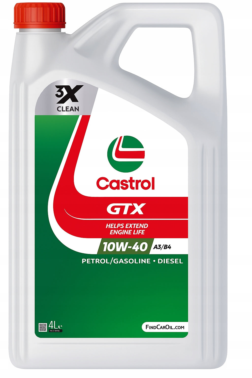OIL CASTROL 10W40 4L GTX ULTRACLEAN A3/B4