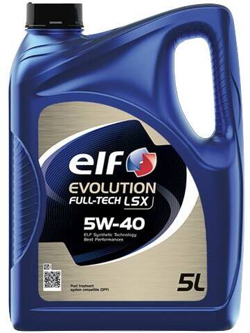 OIL ELF 5W-40 EVOL FULLTECH LSX 5L