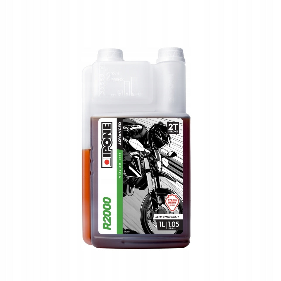 OIL FOR DISPENSER IPONE R2000 STRAWBERRY SYNTHETIC PLUS 2T (STRAWBERRY) 1L