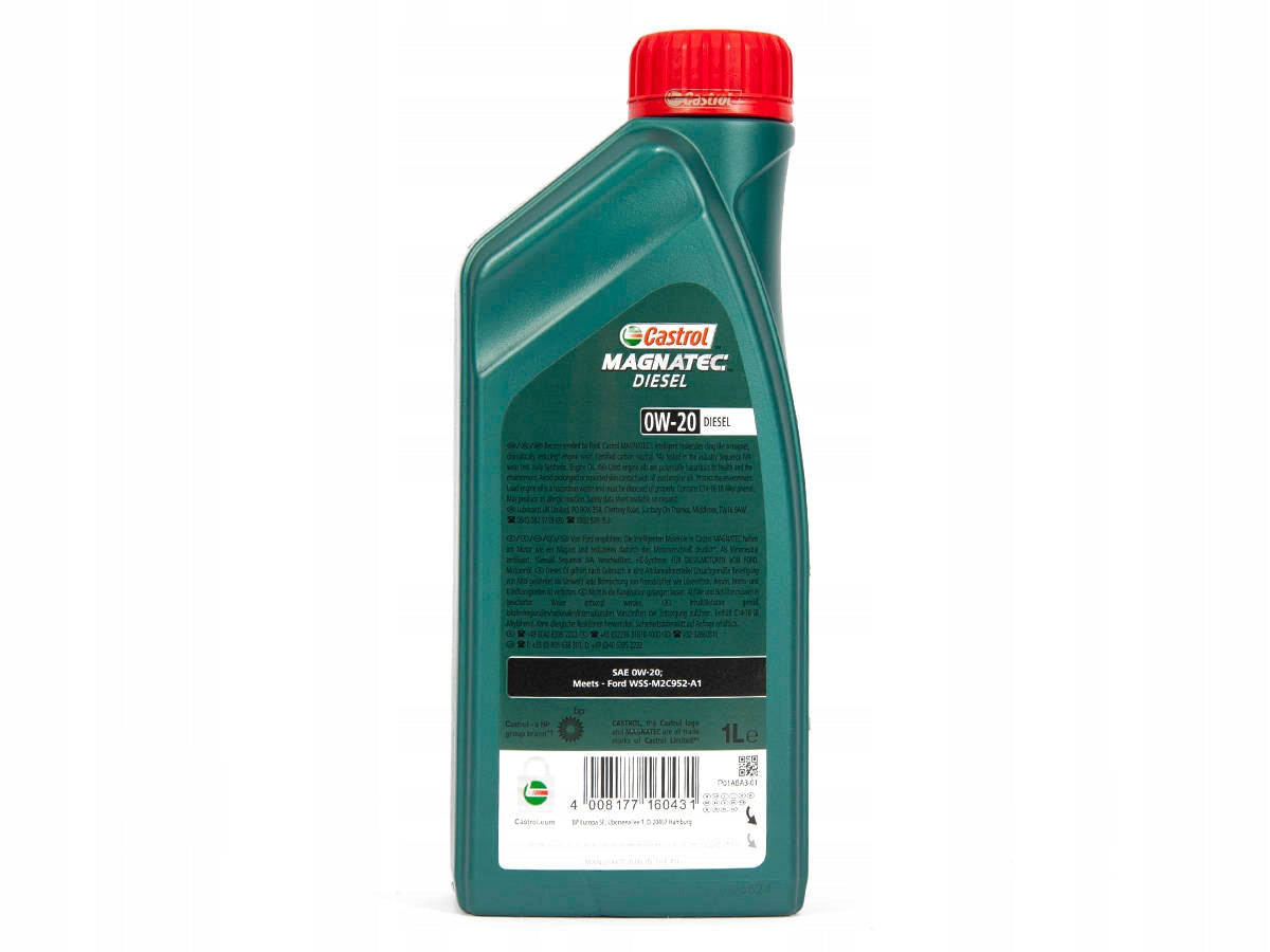 OIL FORD CASTROL MAGNATEC PROFESSIONAL 0W20 1L Packaging status original