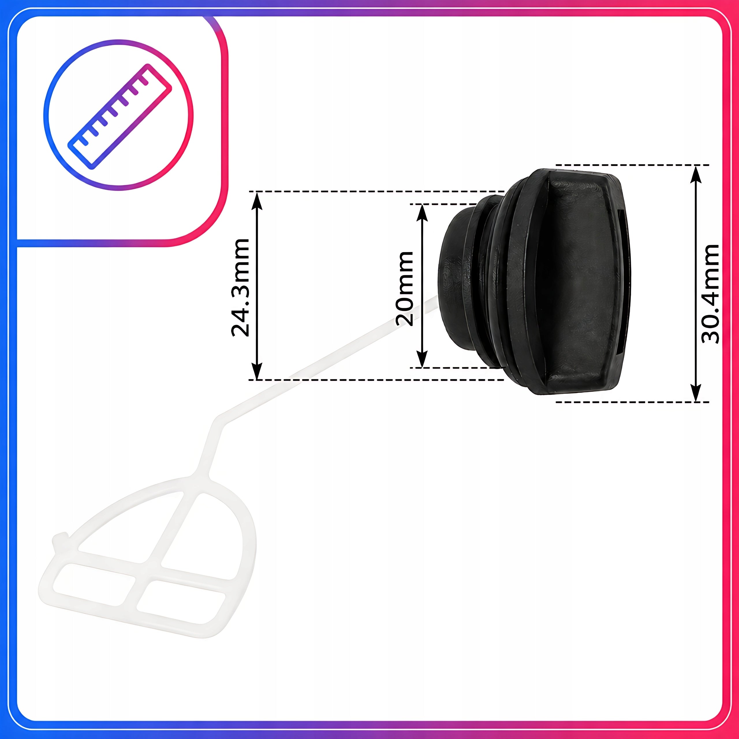 OIL + FUEL CAP FOR CHINESE CHAINSAW COMBUSTION SAW NAC CS4500 5200 Kind other
