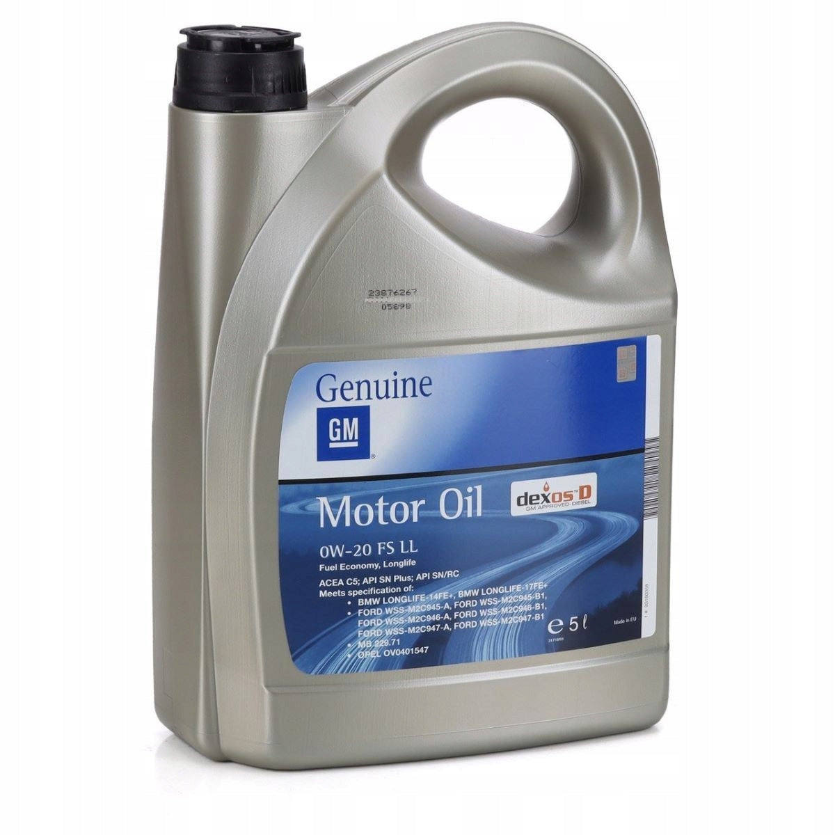 OIL GM OPEL 0W20 FUEL ECONOMY LONGLIFE 0W-20 ACEA C5 API SN+ 5L