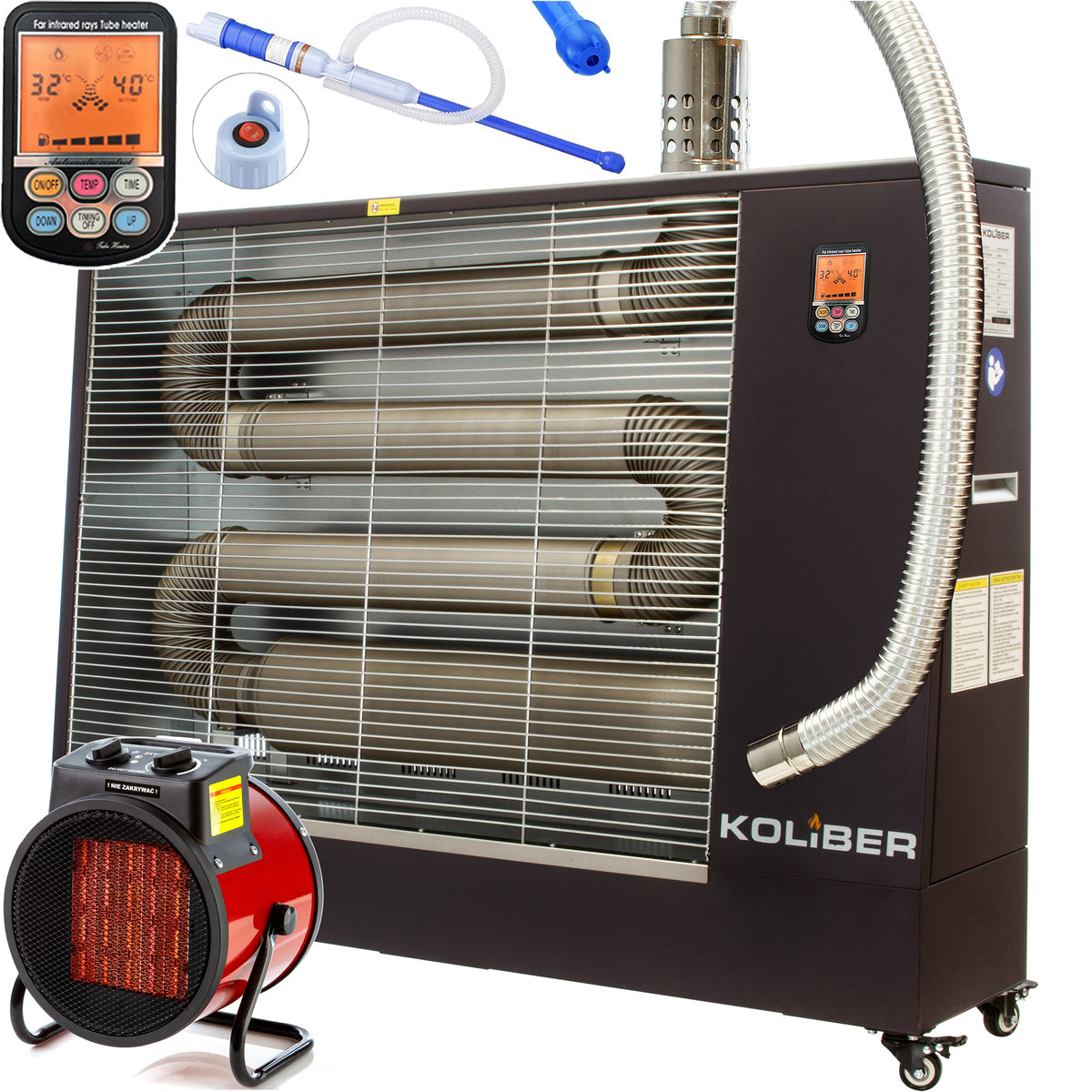 OIL HEATER 16kW HUMMINGBIRD WEBASTO INFRARED catalyst + freebie