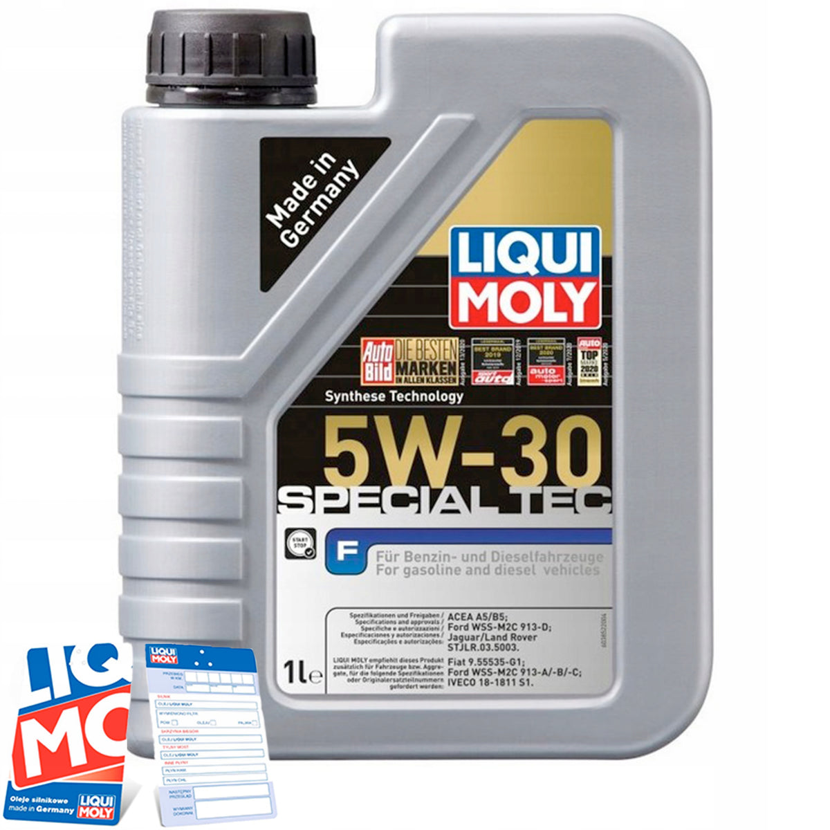 OIL LIQUI MOLY 5W30 SPECIAL TEC F 1L