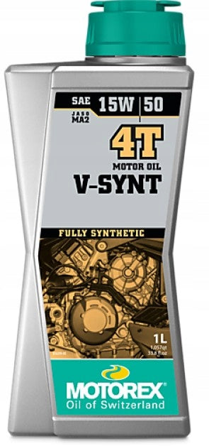 OIL MOTOREX V-SYNT 4T 15W50 1L