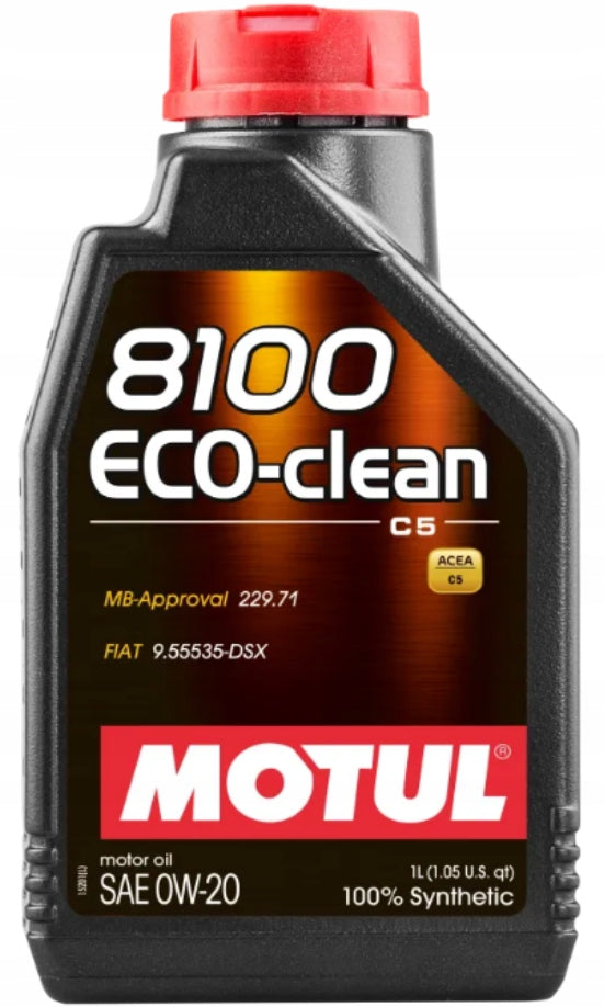 OIL MOTUL 0W/20 8100 ECO CLEAN 1L