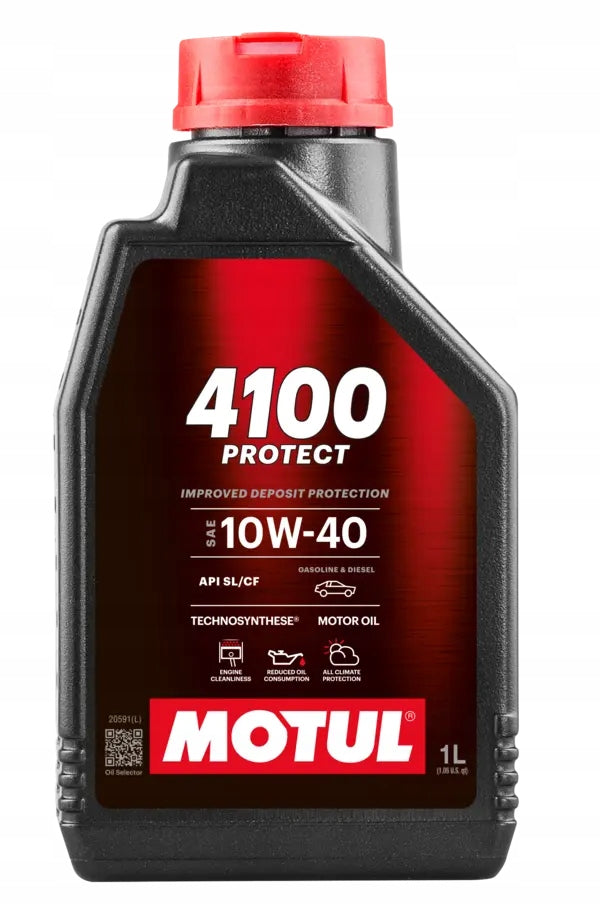 OIL MOTUL 10W40 1L 4100 PROTECT / SL/CF