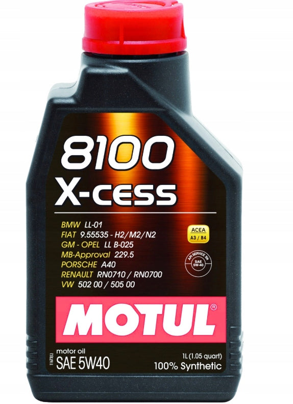 OIL MOTUL 5W/40 8100 X-CESS 1L