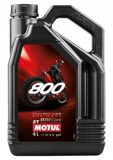 OIL MOTUL 800 FACTORY LINE OFF ROAD 2T SYNTHETIC 4L