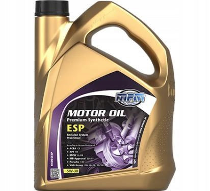 OIL MPM 5W30 5W-30 PREMIUM SYNTHETIC ESP 5L Manufacturer code 05005ESP-X