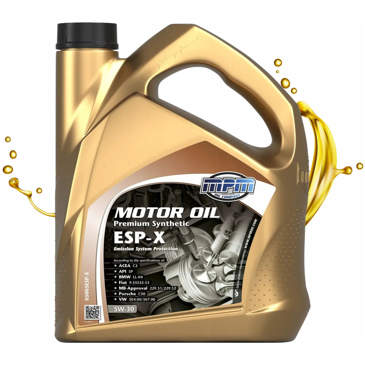 OIL MPM 5W30 5W-30 PREMIUM SYNTHETIC ESP 5L