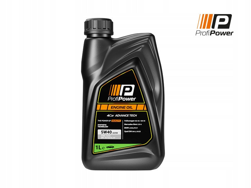 OIL PROFIPOWER 4CAR 5W40 ADVANCE TECH A3/B4 1L Packaging volume 1 l