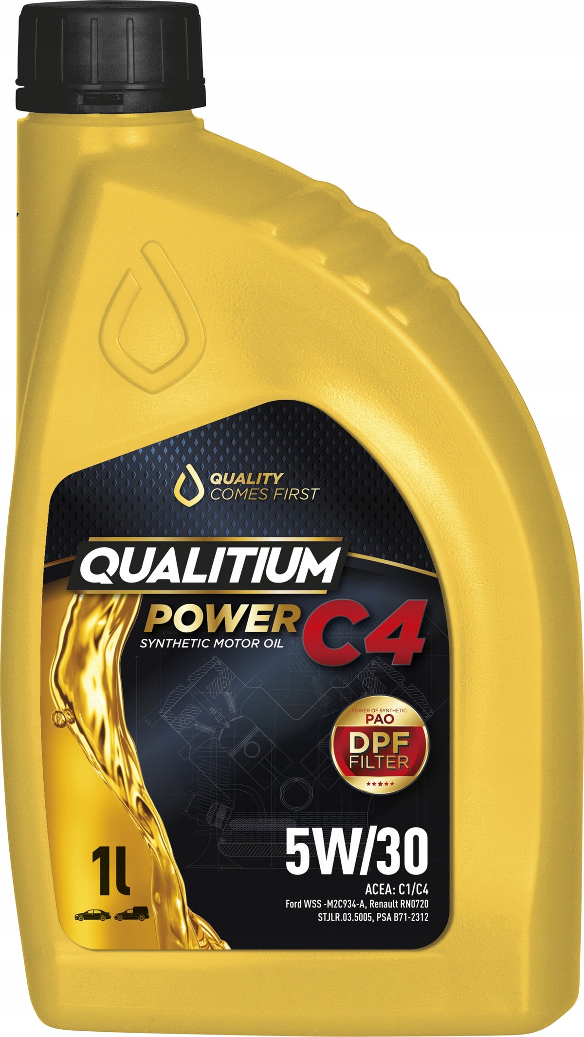 OIL QUALITIUM POWER C4 5W30 1L Manufacturer code 5W30 POWER C 1L