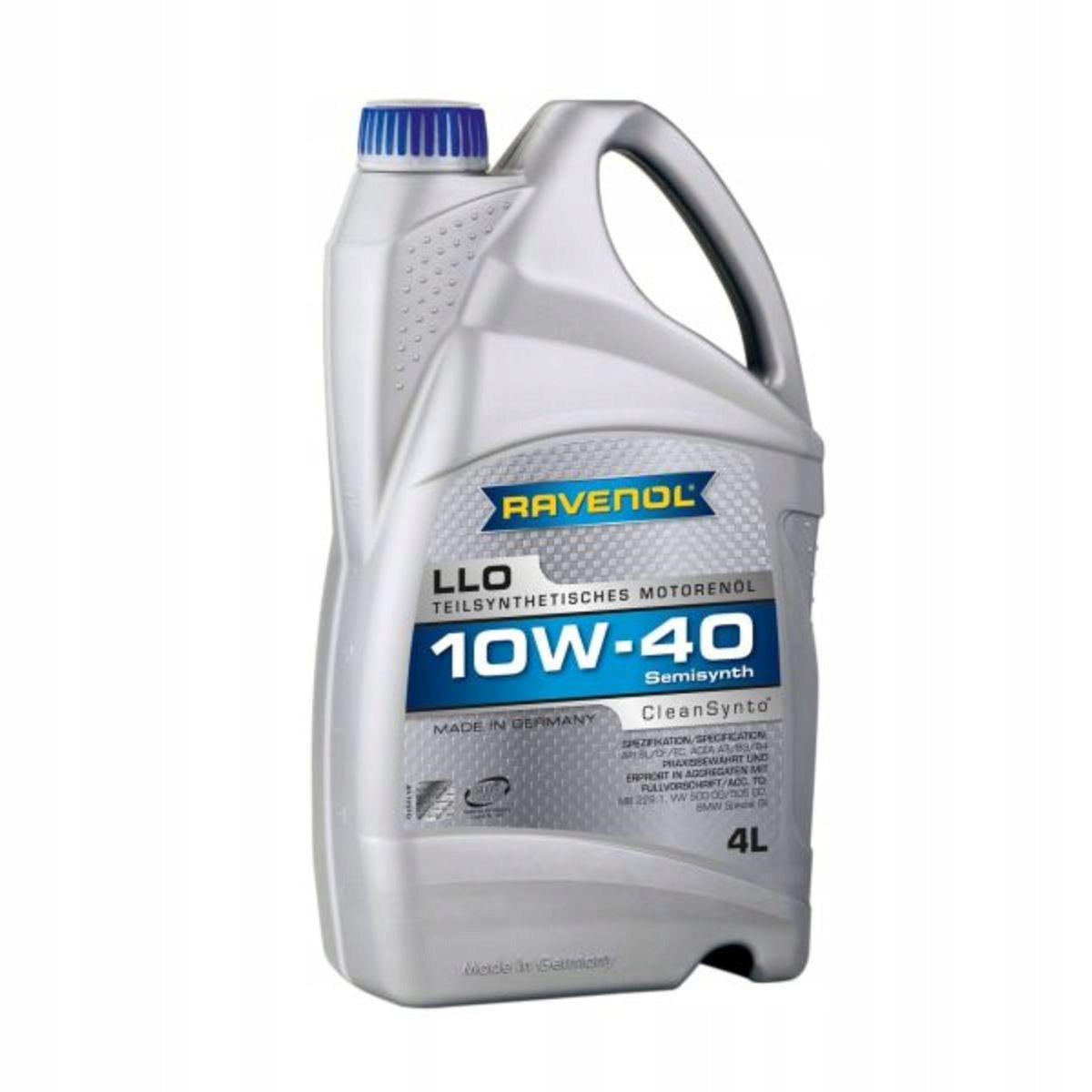 OIL RAVENOL LLO 10W-40 CLEANSYNTO 4L Packaging volume 4 l