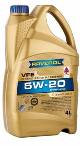 OIL RAVENOL VFE 5W-20 CLEANSYNTO 4L