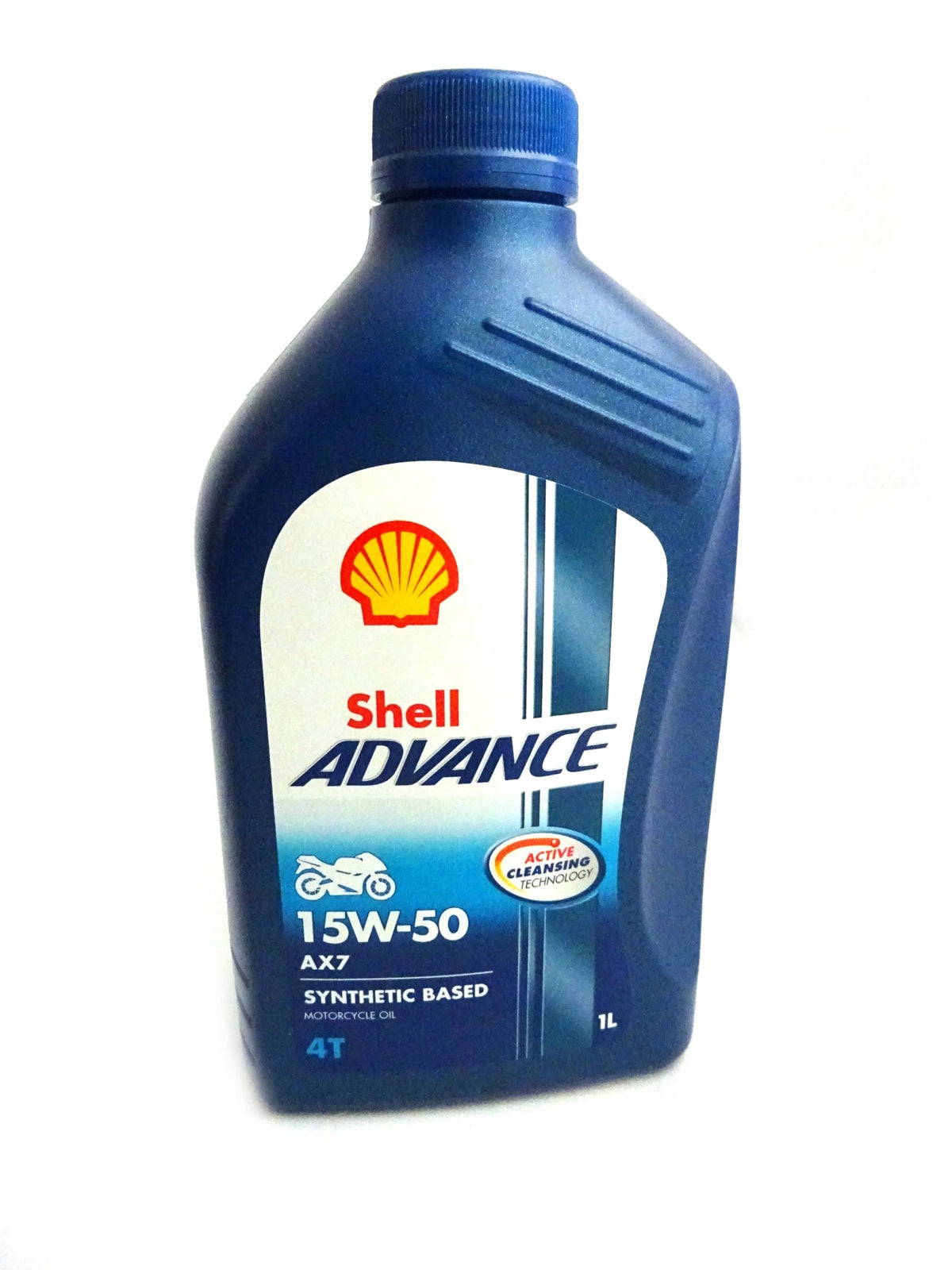 OIL SHELL 15W50 1L AX7 4T ADVANCE SEMISYNTHETIC / JASO MA-2