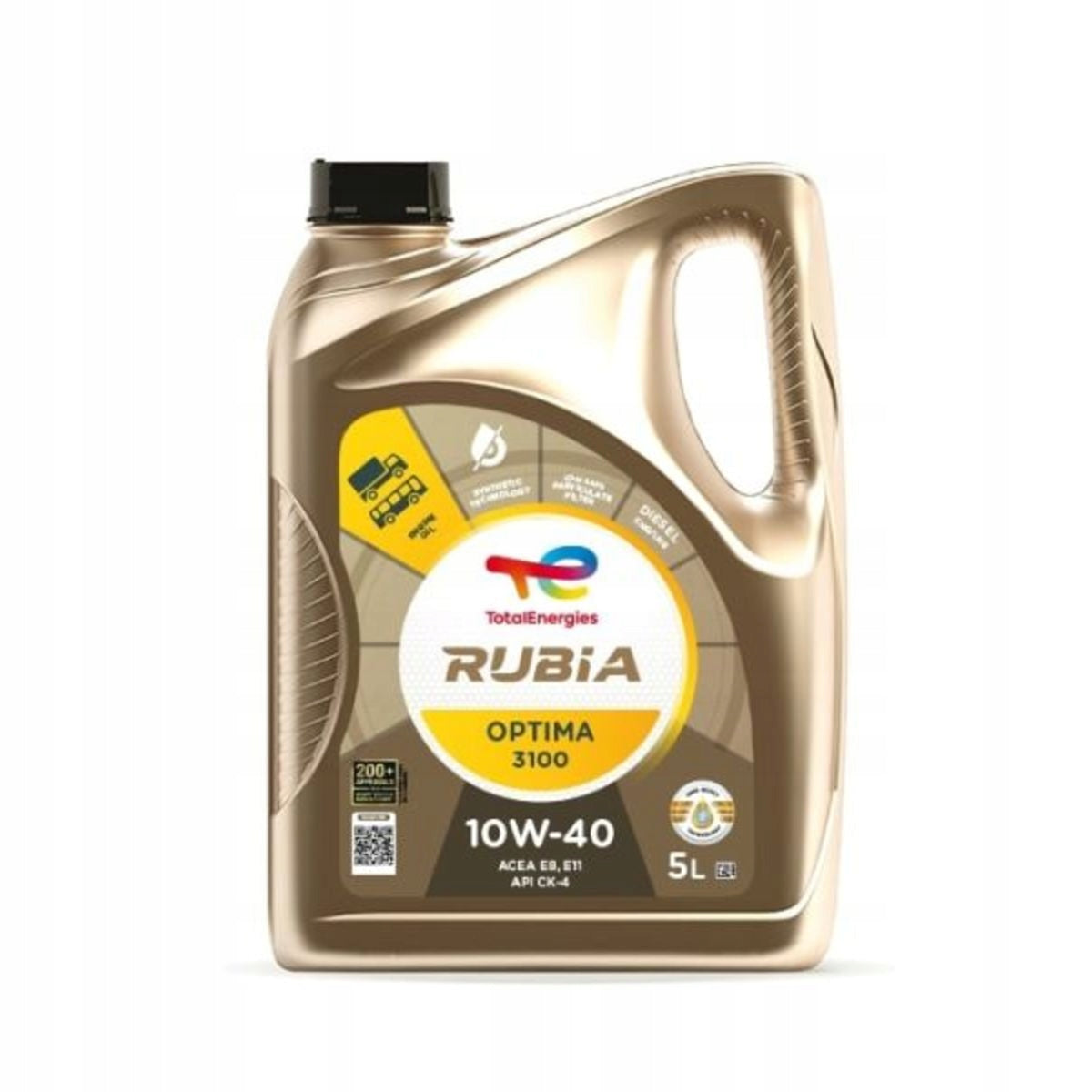 OIL TOTAL 10W-40 RUBIA OPT. 3100 5L TOT10W4031005 228919
