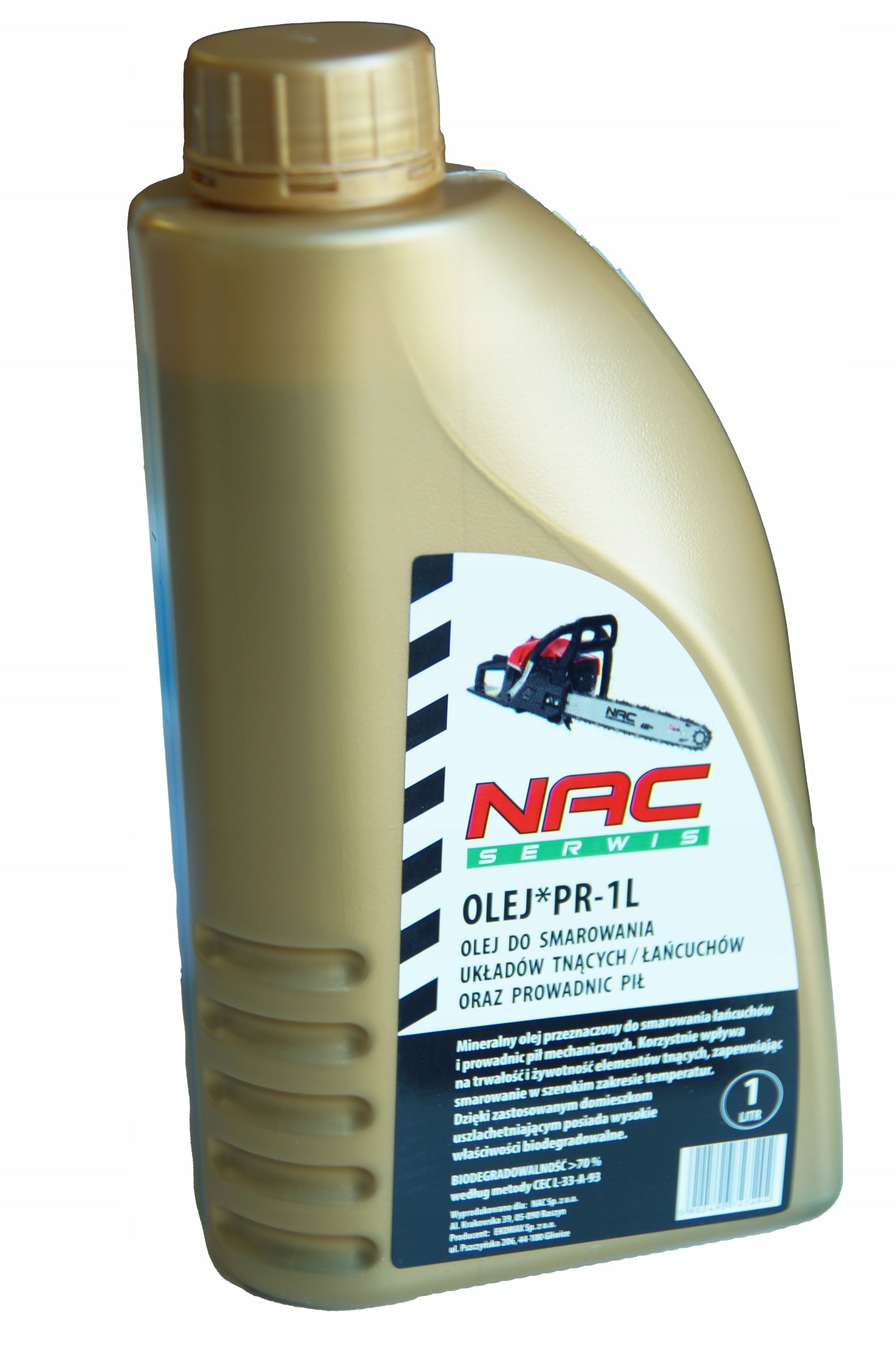 OIL for chain and guide lubrication in chainsaws NAC 1 l Brand NAC
