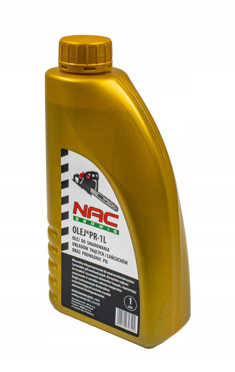 OIL for chain and guide lubrication in chainsaws NAC 1 l Manufacturer code 1320