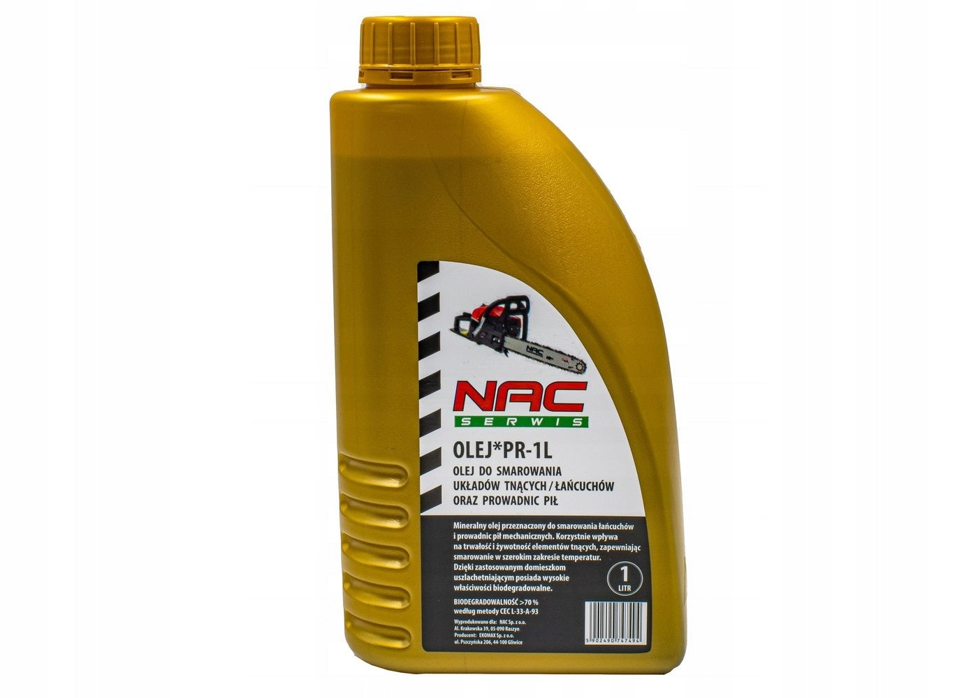 OIL for chain and guide lubrication in chainsaws NAC 1 l