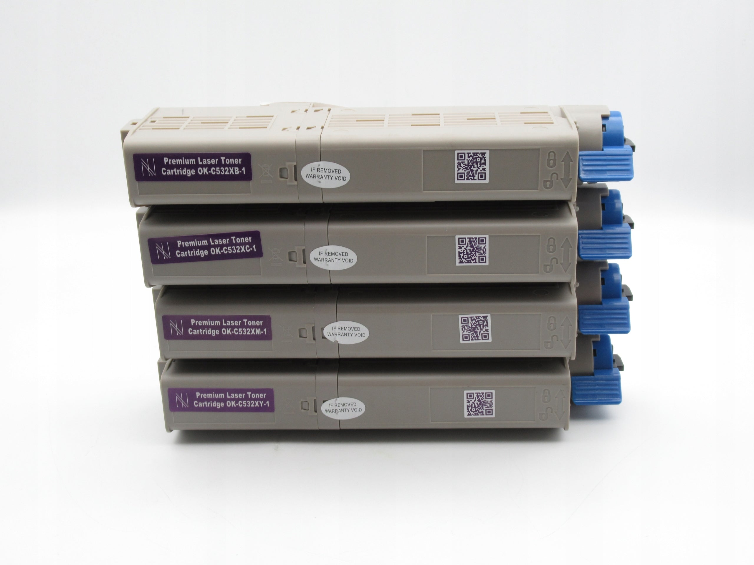 OKI C532dn C542dn MC563dn MC573d C 532 542 Toner Cartridge Set Manufacturer code CMYK / 46490605-46490608 / MC 563 DN