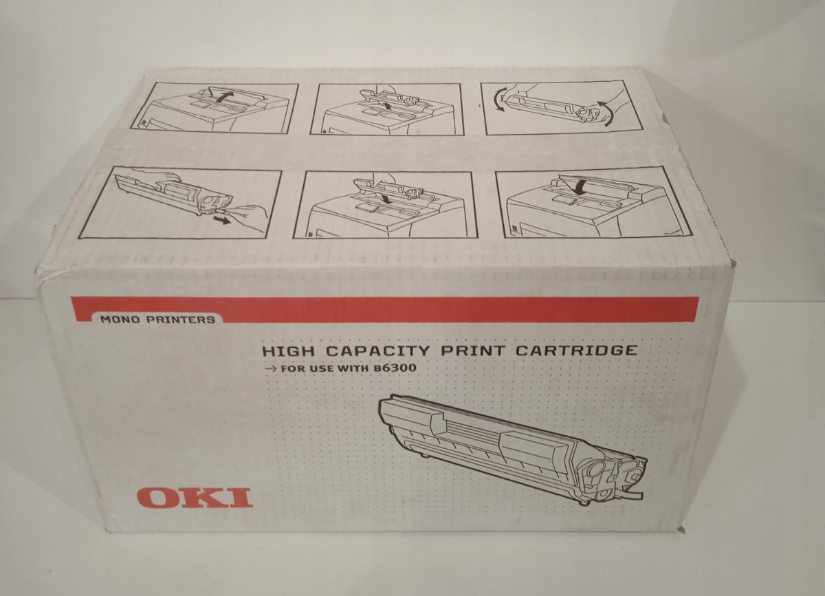 OKI TONER 09004079 TO B6300 BLACK ORIGINAL