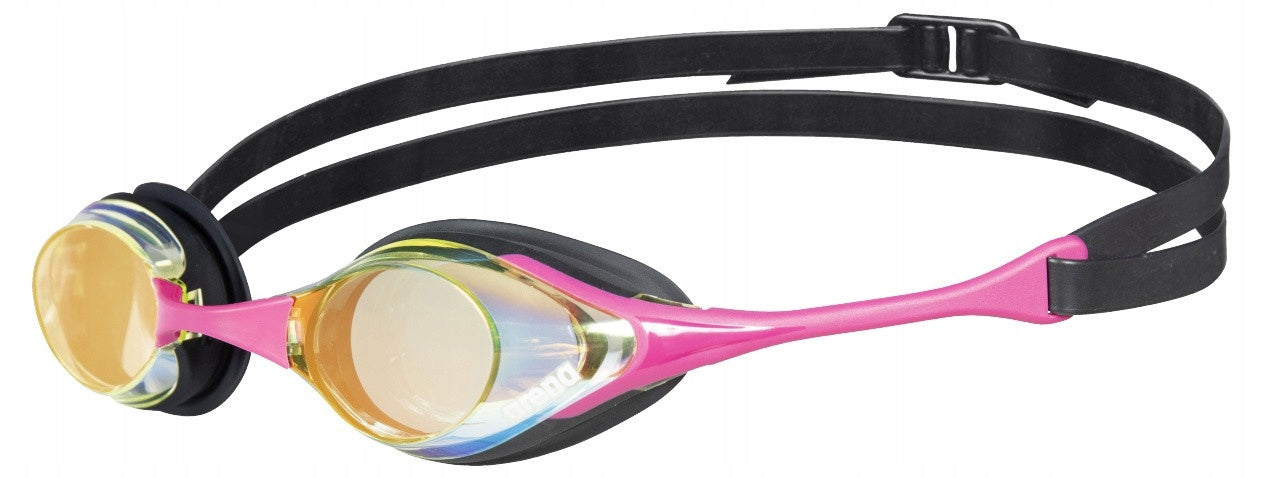 Spiegelschwimmbrille Arena Cobra Swipe, rosa 
