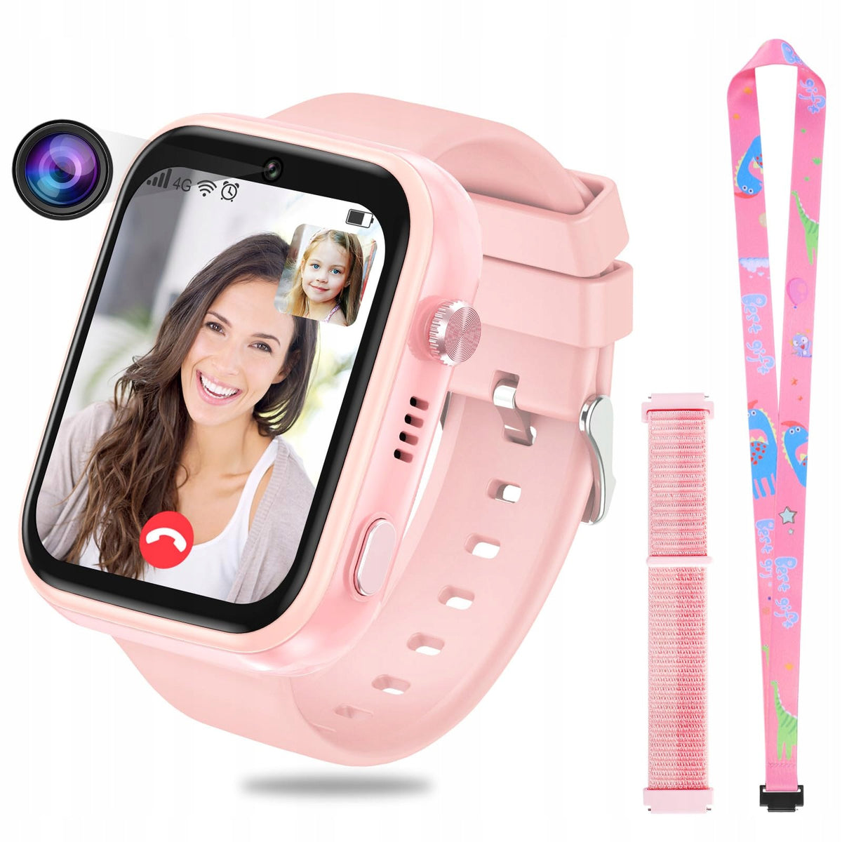 OKYUK Smartwatch for Kids with Phone and GPS 4G Video Calls