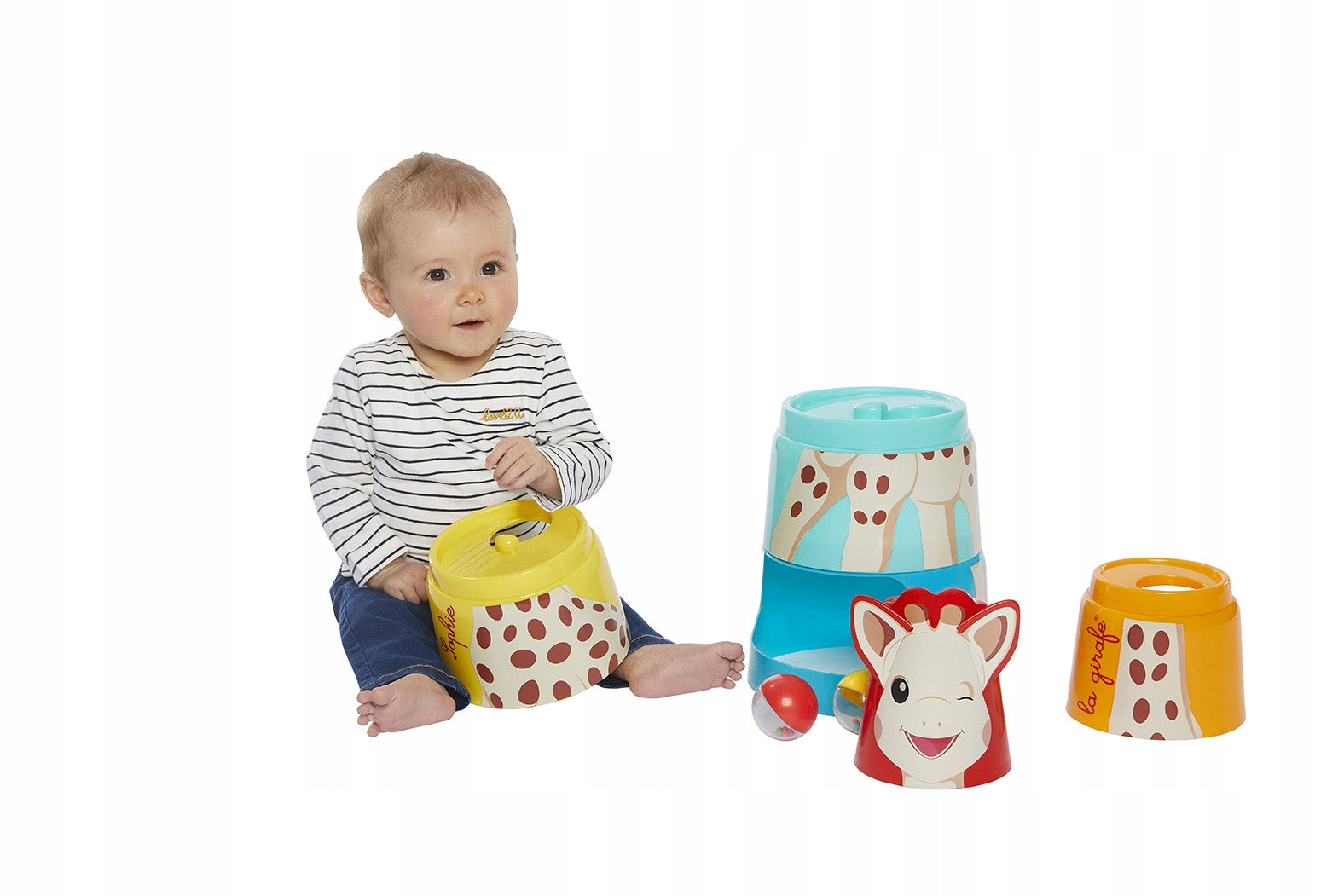 Pyramide mit Kugeln Vulli Sophie la Girafe, 230798 