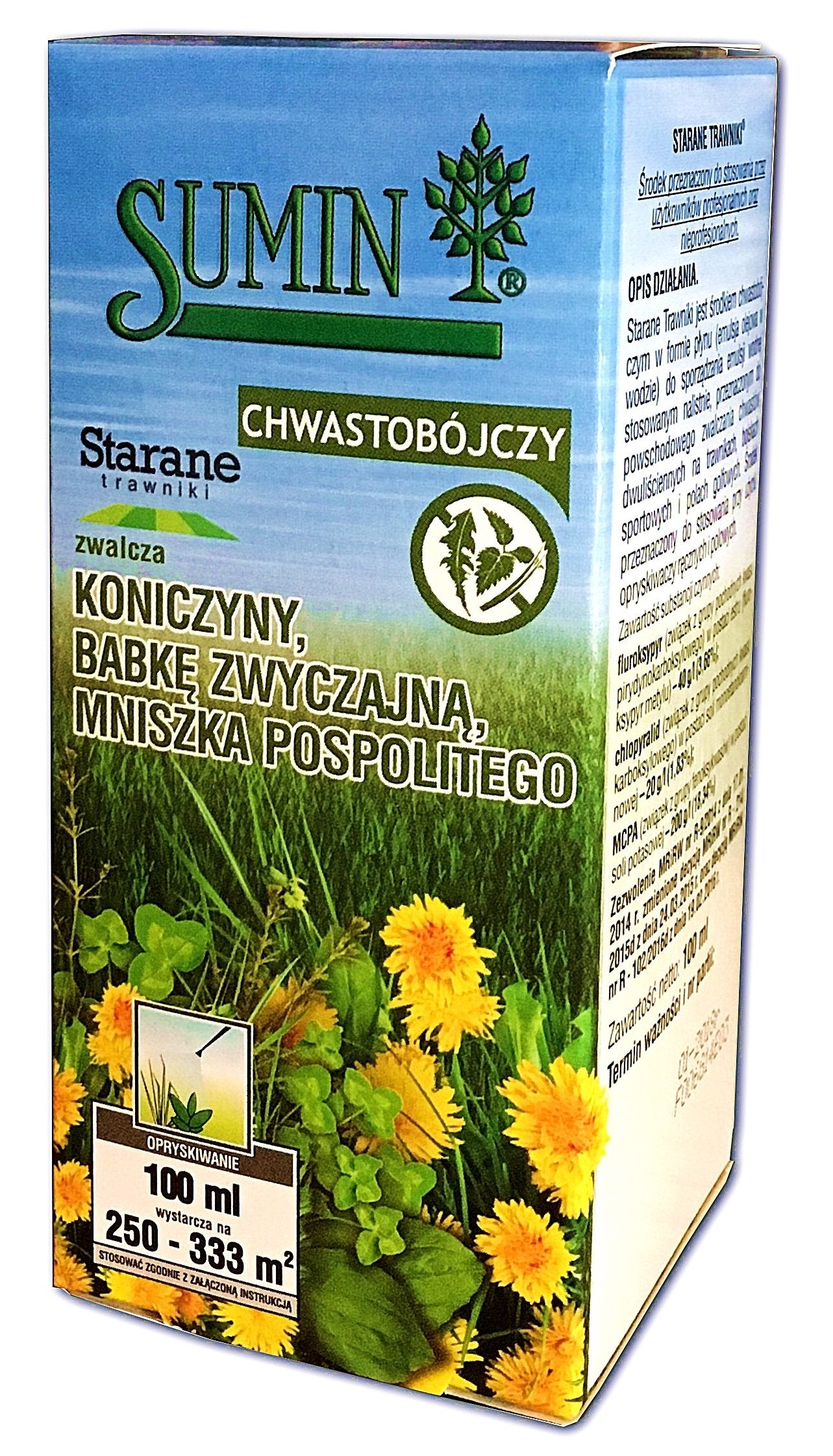OLD 100ml WEEDS IN GRASS LAWN DANDELION HORSETAIL GRANDMOTHER CLOVER MILK Manufacturer Sumin