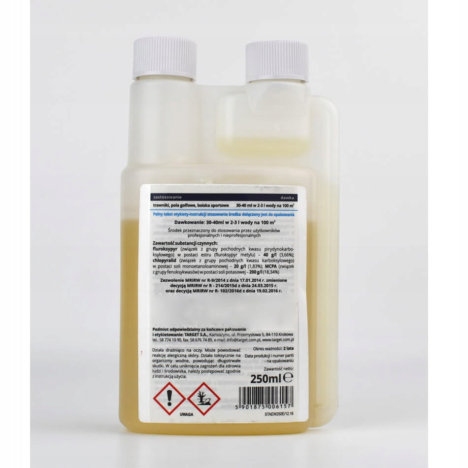 OLD 250ml TARGET LAWN FOR WEEDS GRASS DANDELION HORSETAIL CLOVER GRANDMOTHER Form liquid