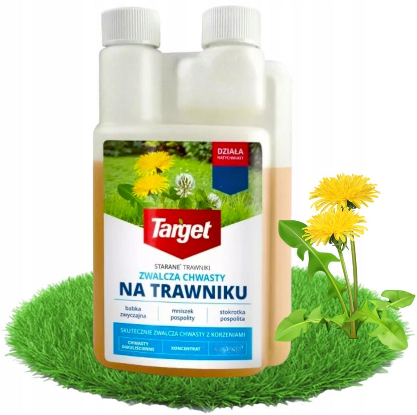 OLD 250ml TARGET LAWN FOR WEEDS GRASS DANDELION HORSETAIL CLOVER GRANDMOTHER