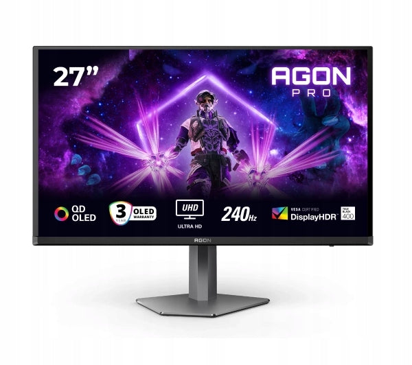 OLED Monitor AOC AGON PRO AG276UZD 27'' 4K QD-OLED 240Hz 0,03ms Gaming