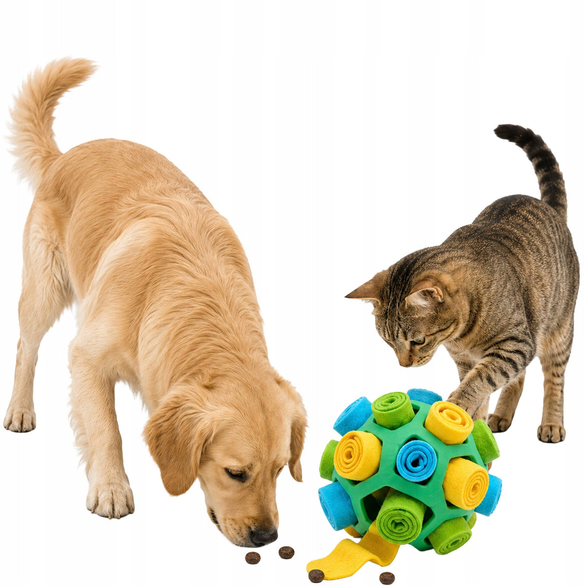 OLFACTORY TOY FOR CAT DOG BALL EDUCATIONAL BALL FOR SLOW FOOD TREATS Brand PlayFur
