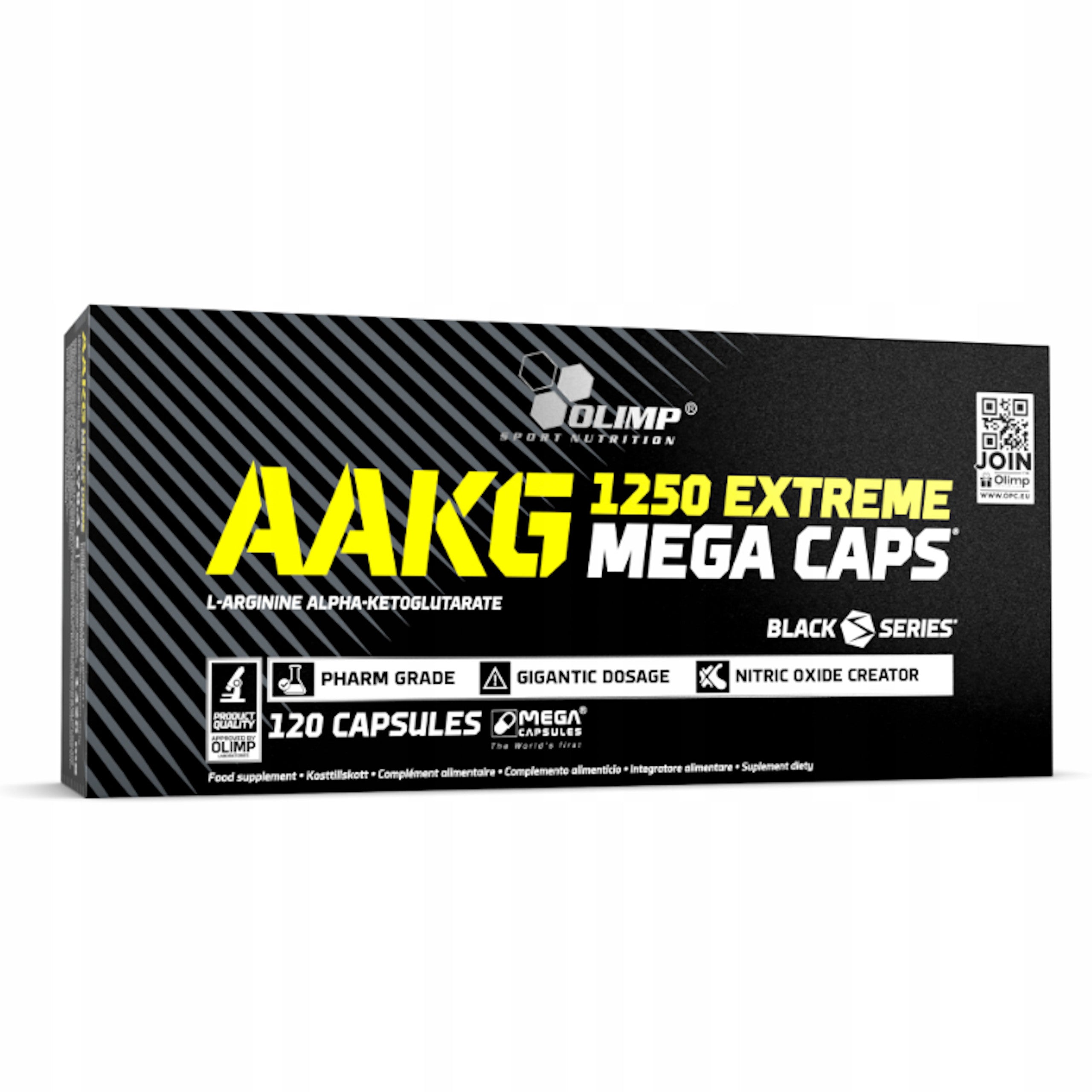 OLIMP AAKG 1250 EXTREME 120 L-ARGININE AMINO ACIDS TELENK NITROGEN PUMP LIBIDO
