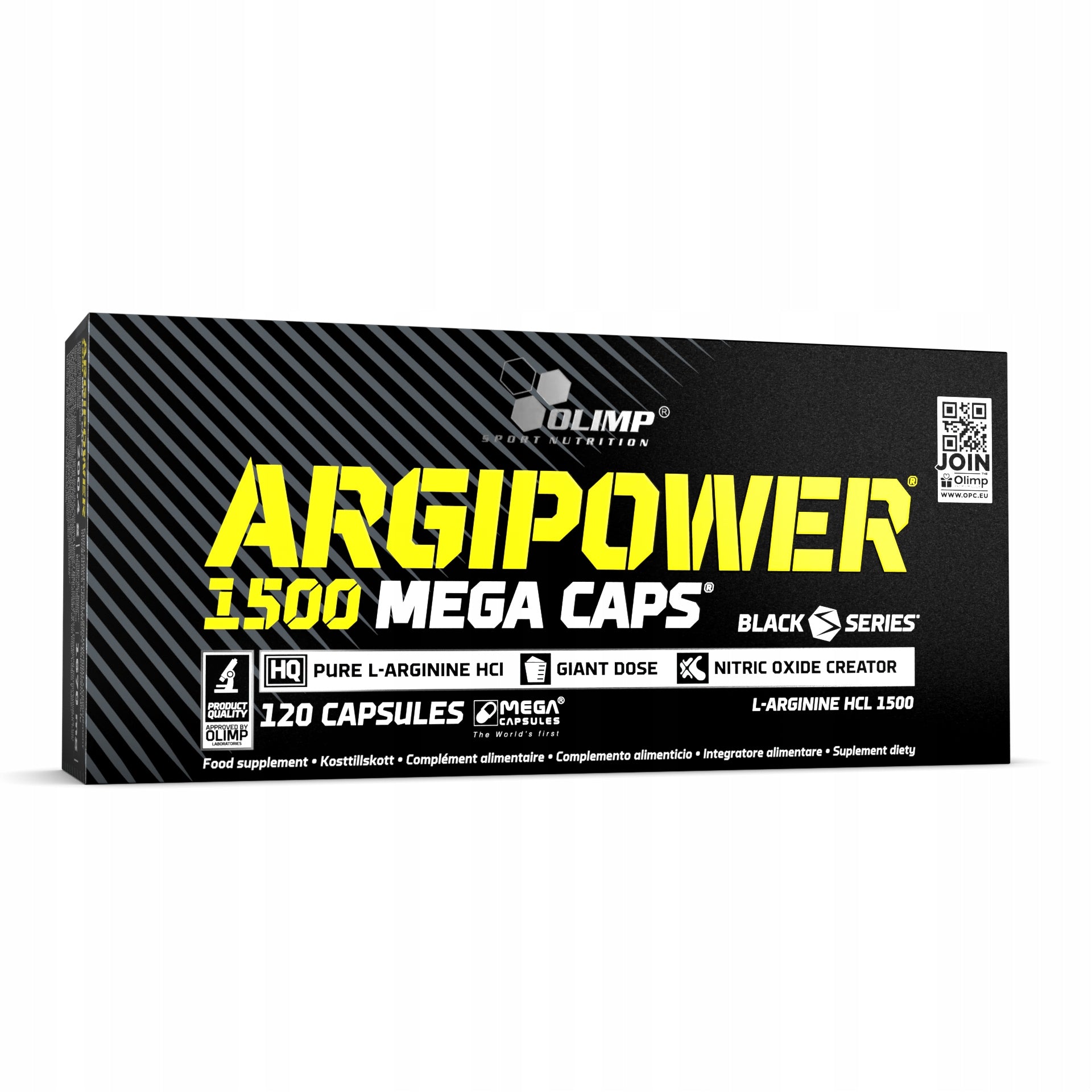 OLIMP ARGI POWER 1500 MC 120caps L-ARGININA AAKG AMINO ACIDS 120 SERVINGS