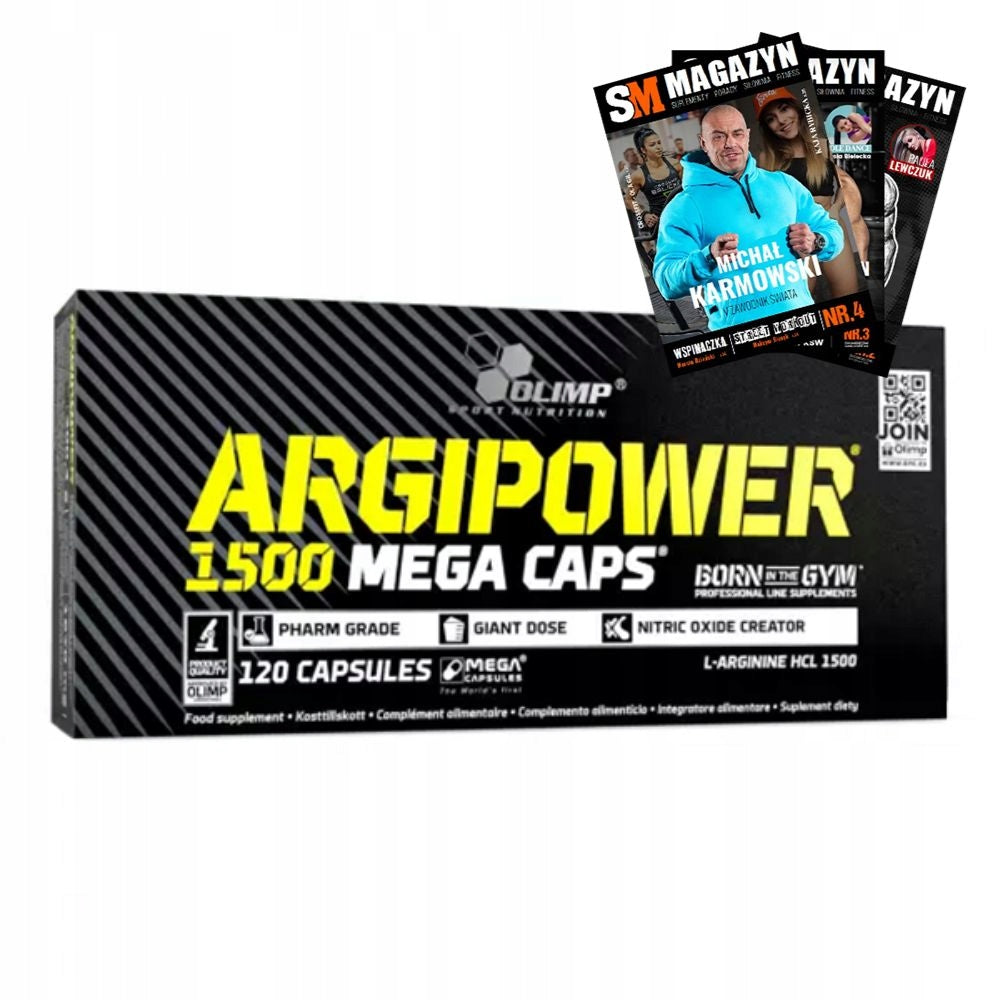 OLIMP ARGI POWER MEGA CAPS 120caps ARGININE LIBIDO STRENGTH AND ENDURANCE