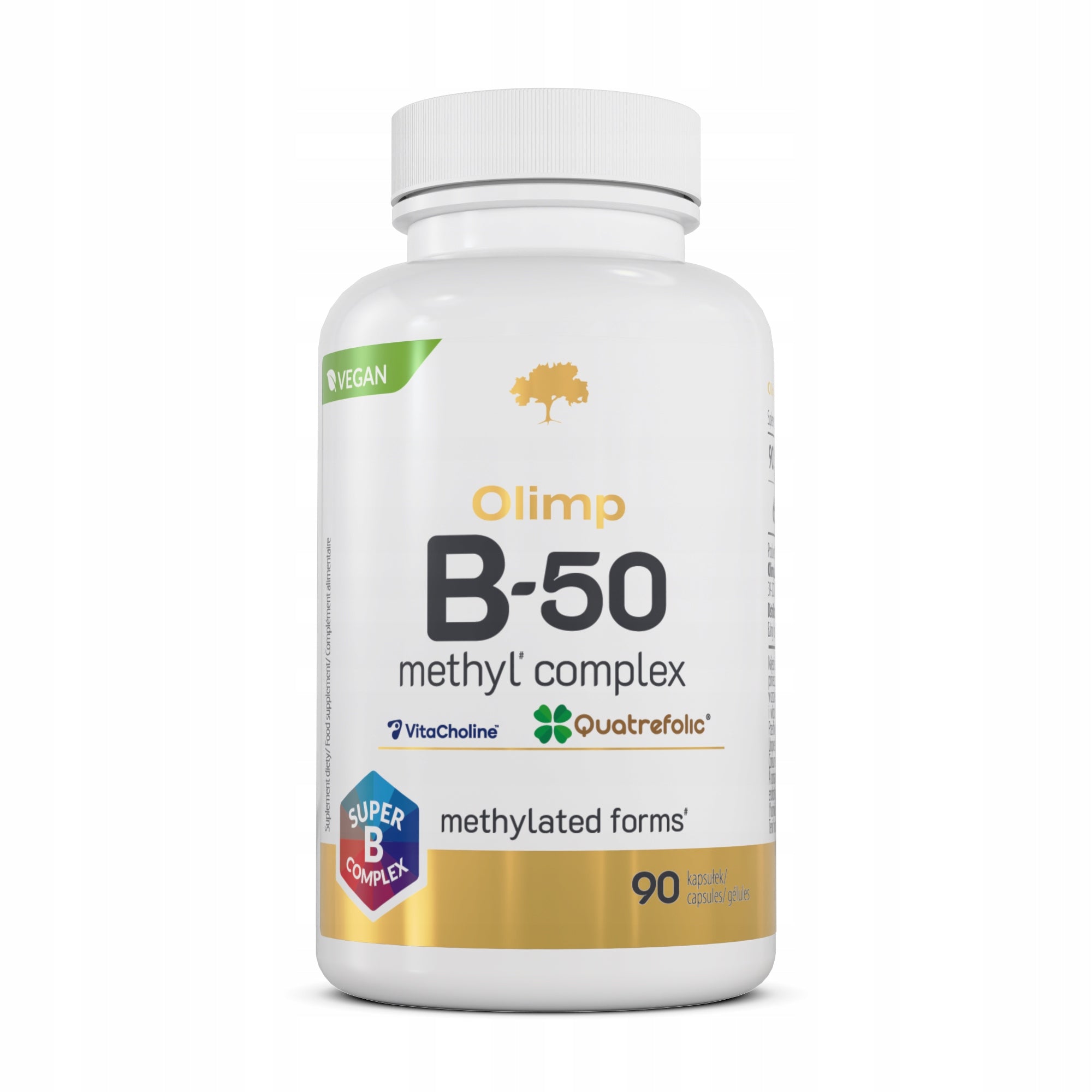 OLIMP B-50 METHYL COMPLEX 90capS VITAMIN B COMPLEX B12 METHYLATED INOSITOL