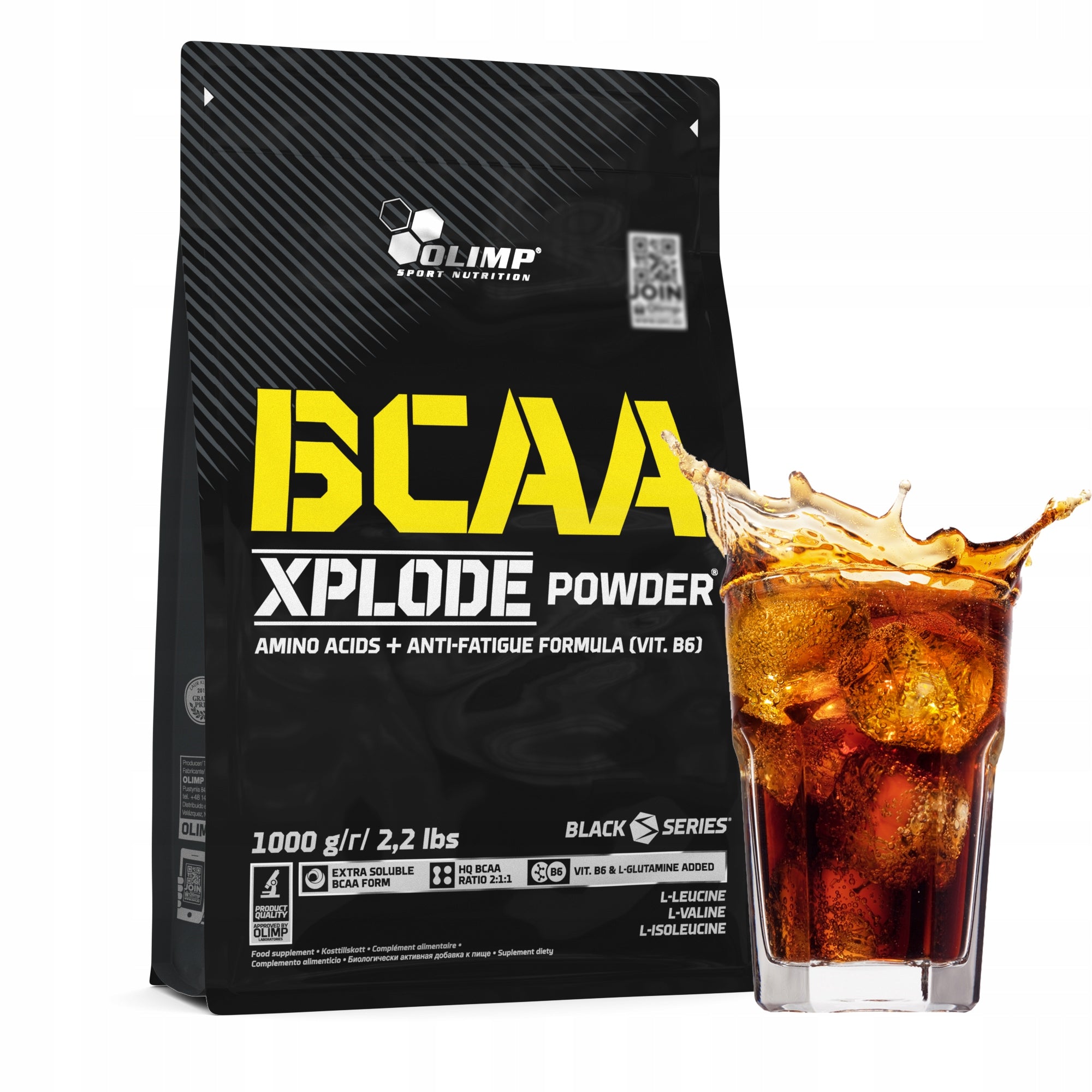 OLIMP BCAA XPLODE 1000G COLA AMINO ACIDS REGENERATION PHYSICAL PERFORMANCE