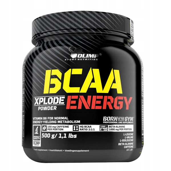OLIMP BCAA XPLODE POWDER ENERGY 500 g AMINO ACIDS MUSCLE REGENERATION STRENGTH Expiration date at least six months from the date of purchase