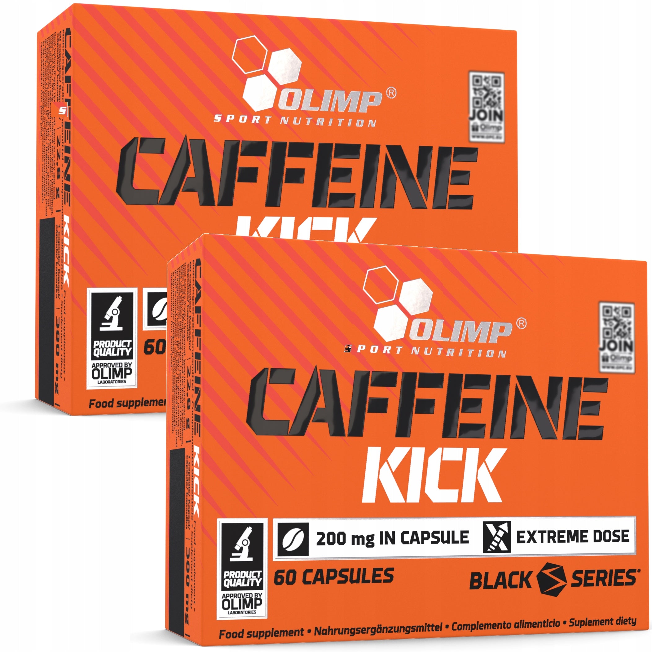 OLIMP CAFFEINE KICK 2x60 kaps CAFFEINE ENERGY 200mg
