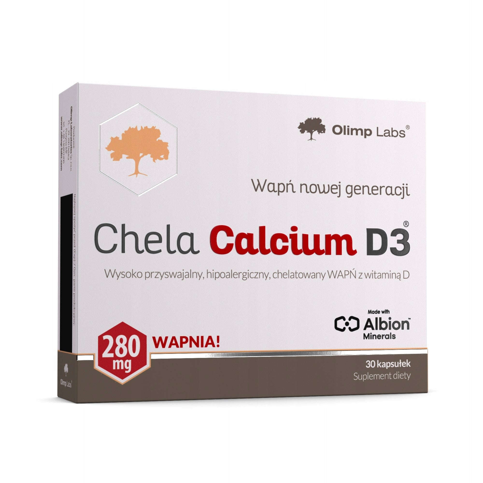 OLIMP CHELA-CALCIUM D3 30caps HEALTHY BONE TEETH