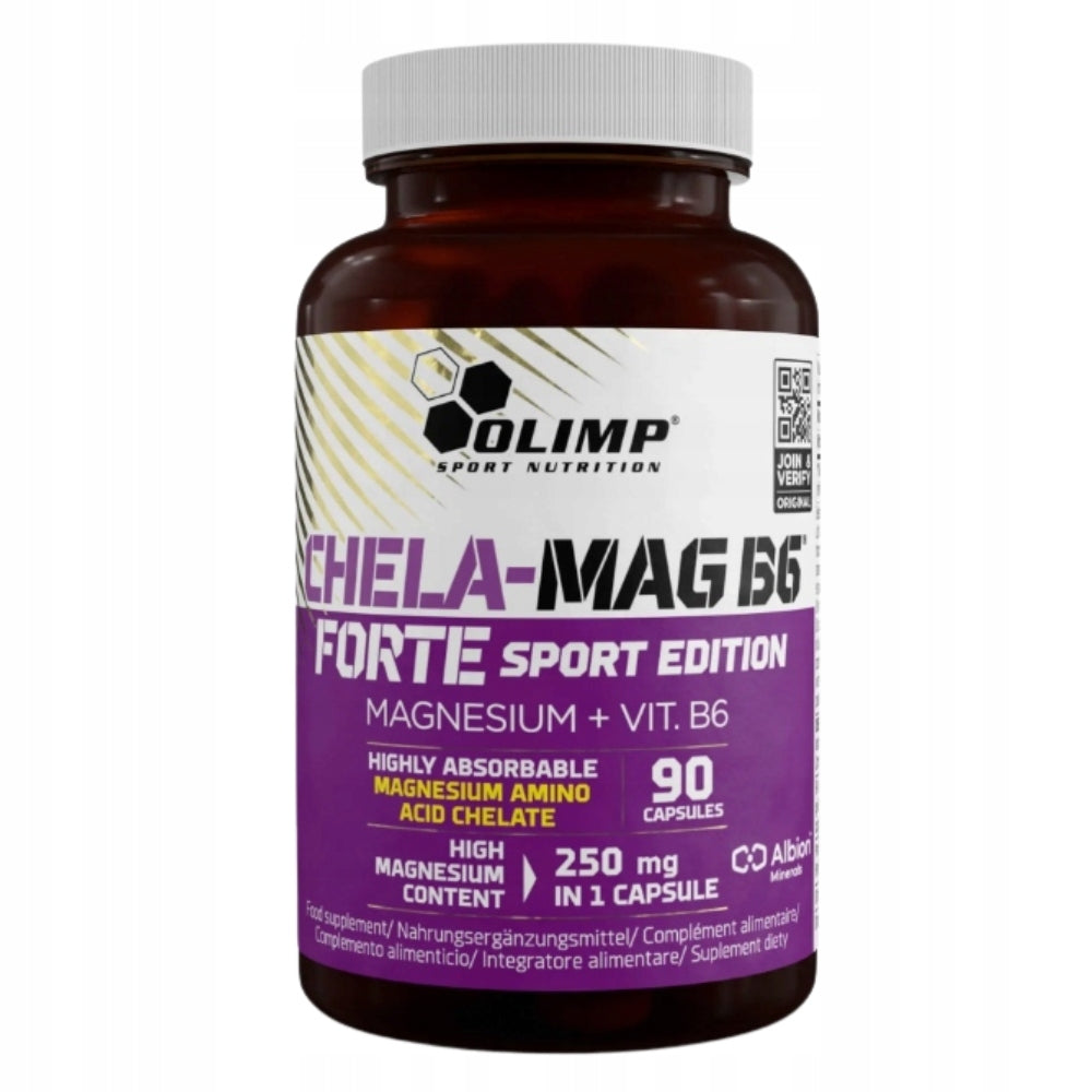 OLIMP CHELA-MAG B6 FORTE 90 MEGA KAPS SPORT EDITION JOINTS BONE METABOLISM Brand Olimp Sport Nutrition