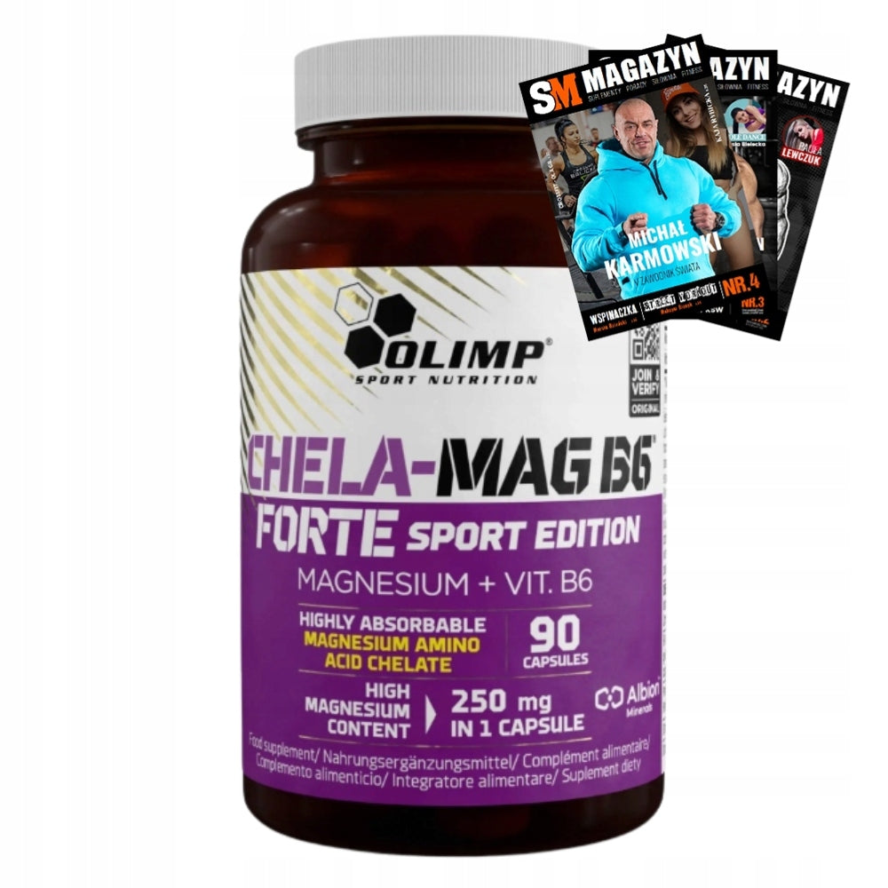 OLIMP CHELA-MAG B6 FORTE 90 MEGA KAPS SPORT EDITION JOINTS BONE METABOLISM