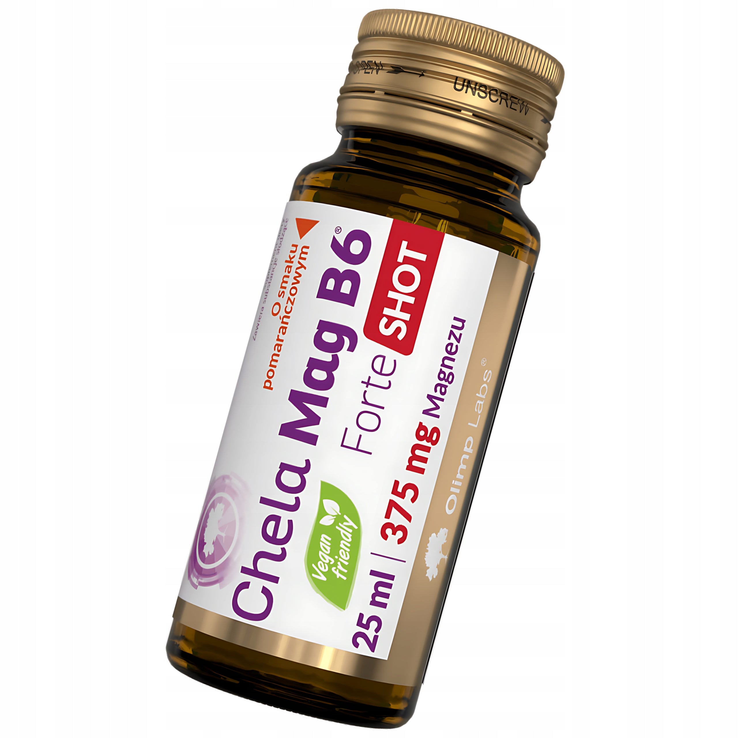OLIMP CHELA MAG B6 FORTE SHOT 9X AMPOULE IN GLASS MAGNESIUM 375mg SHRINKAGE 25ml Brand Olimp Laboratories