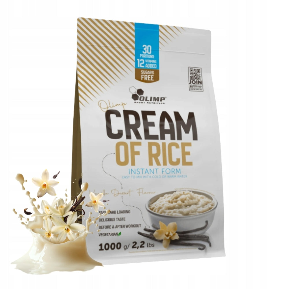 OLIMP CREAM OF RICE 1000g GRUEL RICE CARBOHYDRATES READY MEAL
