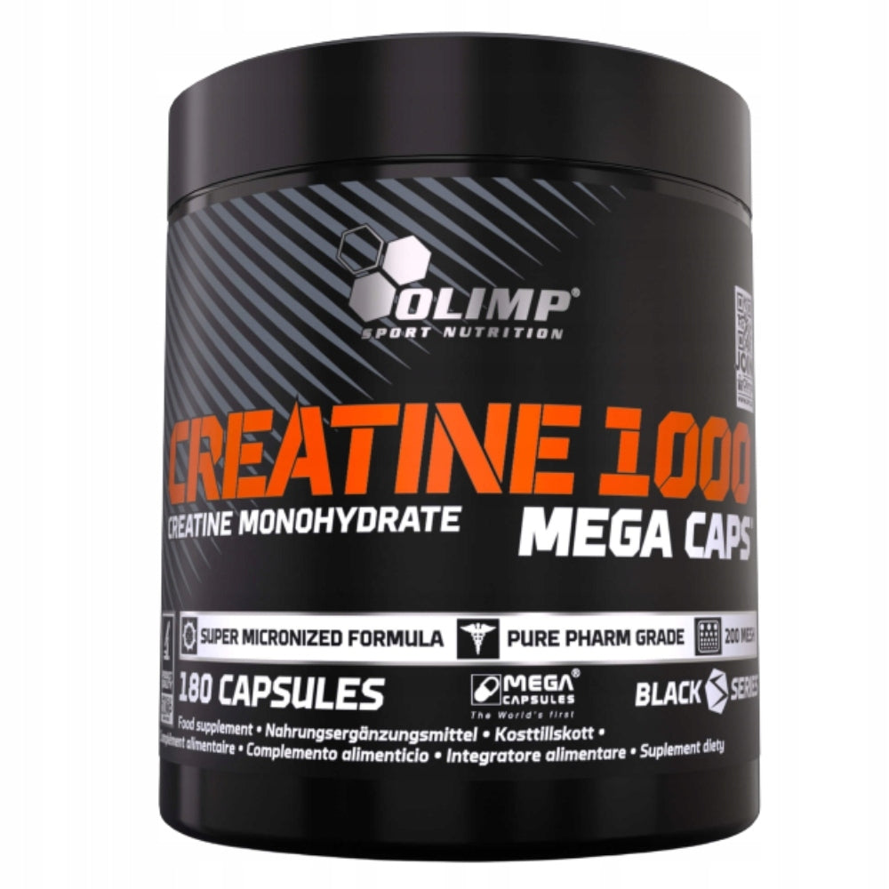 OLIMP CREATINE 1000 180 KAPS – CREATINE MONOHYDRATE FOR STRENGTH AND ENDURANCE